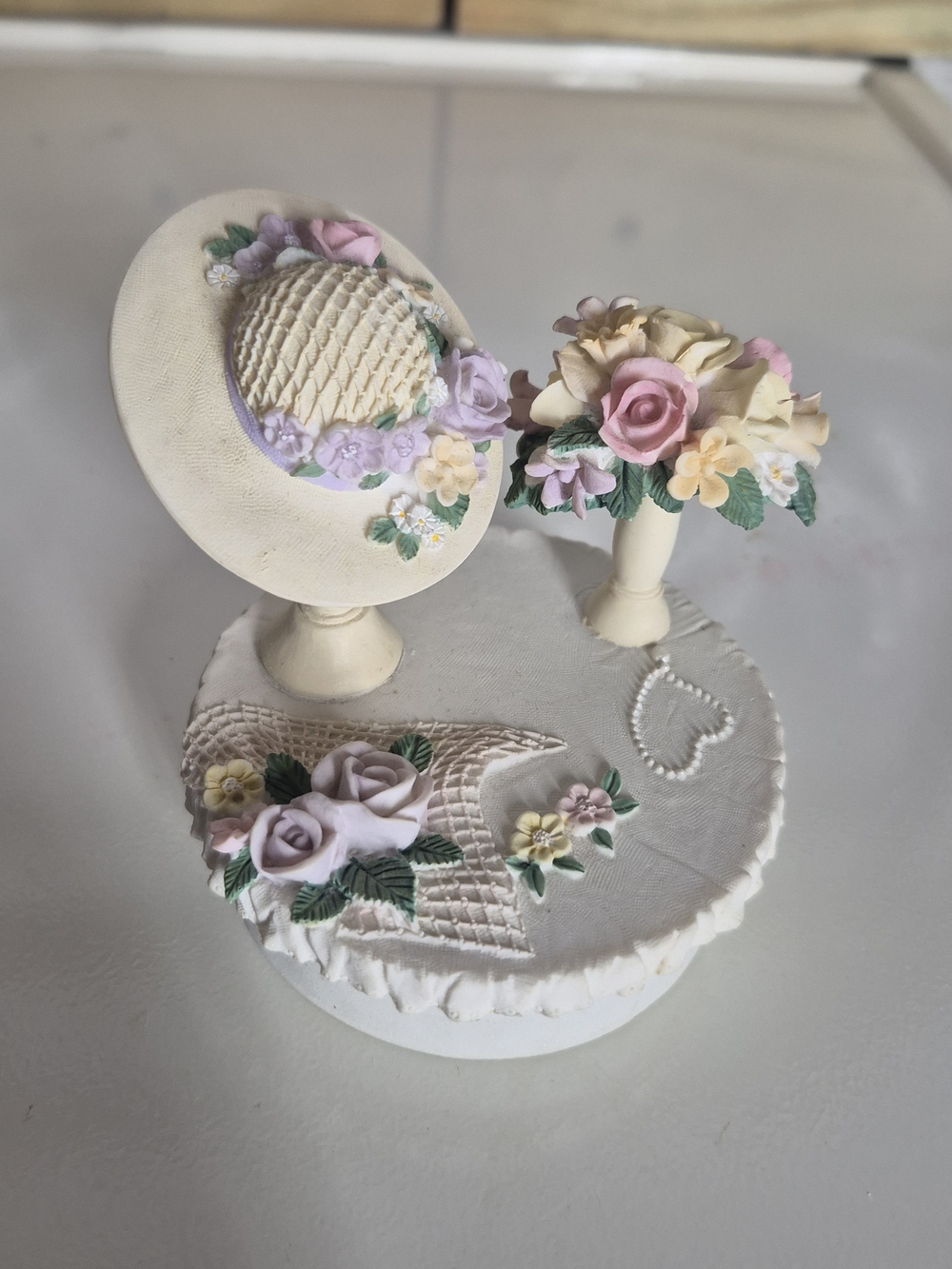 Decorative Floral Candle Topper
